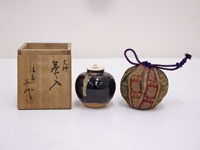 道具 ] - 道具 京焼 桶谷定一造 文琳茶入 □z | ネットショップ圭